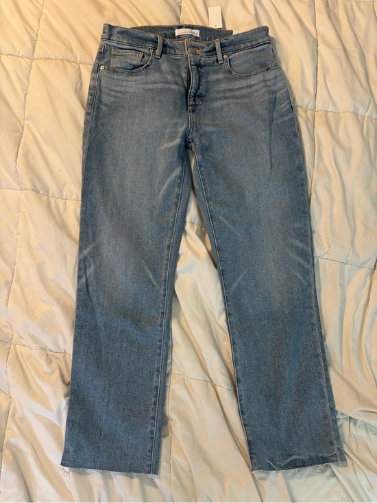 LOFT Denim - LOFT Women's “the slim” mid rise in Medium Blue Wash